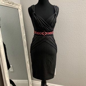 Italian Fabric Gray Bebe Dress